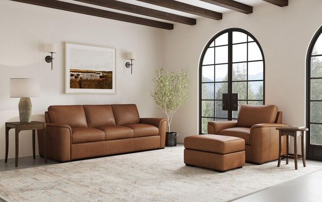 Flexsteel® Henry Caramel Ottoman-3