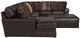 Jackson Furniture Denali 4-Piece Chocolate Left Side Facing U-Shape Sectional-2