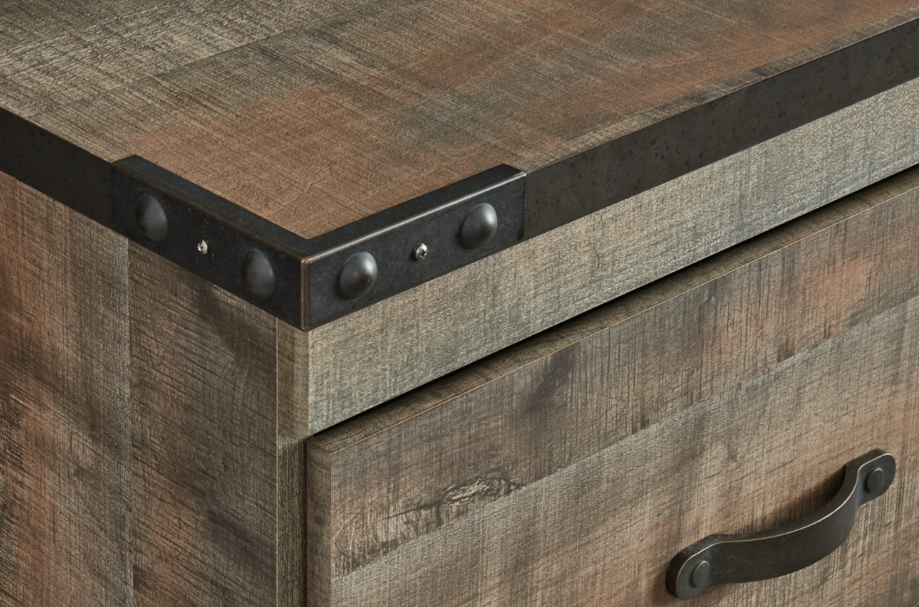 Trinell 4-Piece Entertainment Center With TV Stand And Fireplace Insert - Thumbnail 5