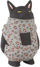 Currey & Company Feline Black/Gray/Pink Decorative Object-1