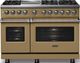 Viking® 5 Series 48" Golden Hour Pro Style Dual Fuel (NG) Range with Polished Chrome Trim-2