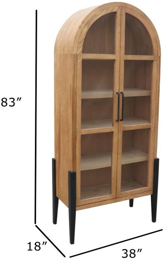 Nest Home Collections Billy Natural Tall Cabinet-3