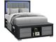 Global Furniture USA Emma 5-Piece Black/Gray Queen Storage Panel Bedroom Set-2