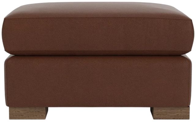 Flexsteel® Customizable Bryant Leather Ottoman-1