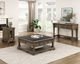 Homelegance® Rochester Brown Chairside Table-1