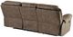 Homelegance® Aram Brown Manual Double Reclining Sofa-3