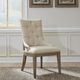 Liberty Furniture Americana Farmhouse Beige/Dusty Taupe Upholstered Shelter Dining Side Chair-1