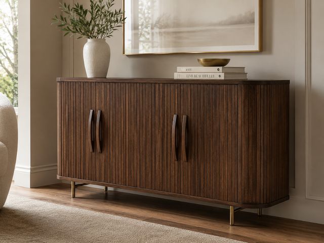 Signature Design by Ashley® Amickly Dark Brown Accent Cabinet-1