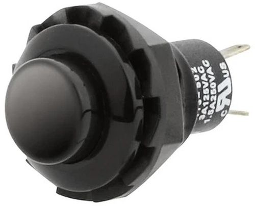 RadioShack 3A at 125 VAC; 1.5 at 250 VAC SPST Momentary Pushbutton Switch-0
