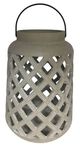 A & B Home Gray 20" Lantern-0