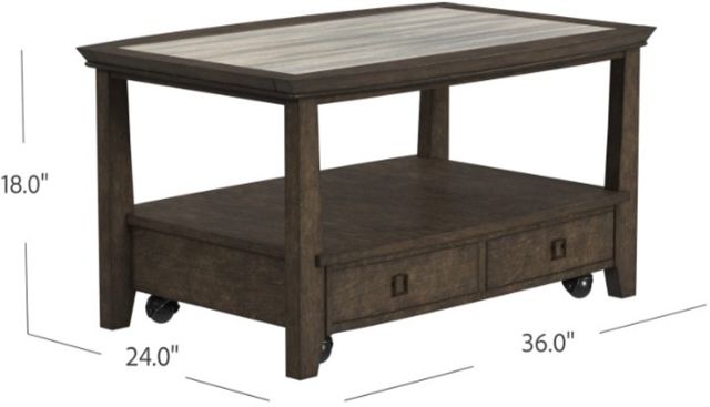 Null Furniture Woodmill Sable Rectangular Cocktail Table-3