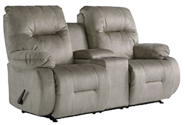 Best® Home Furnishings Customizable Brinley Reclining Space Saver® Loveseat with Console