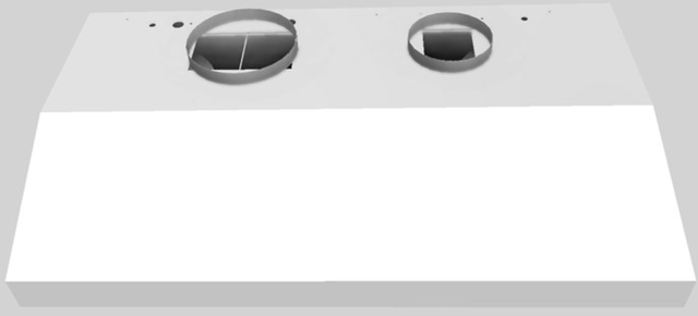 Vent-A-Hood® 48" White Wall Mounted Liner Insert