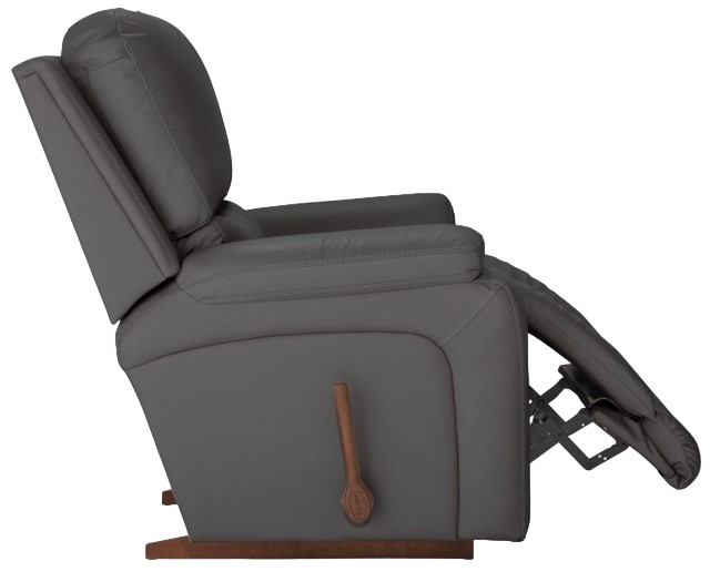 La-Z-Boy® Greyson Blue Grey Leather Manual Rocking Recliner La-Z-Boy® Greyson Blue Grey Leather Manual Rocking Recliner