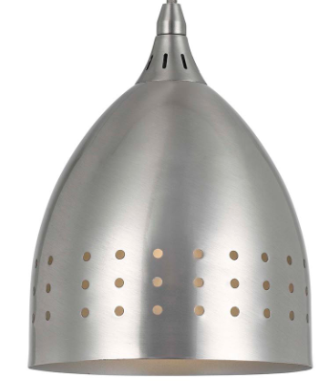 Cal® Lighting & Accessories Uni Pack Brushed Steel Pendant-1