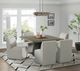 Elements International Jemma 7-Piece Beige/Espresso Dining Table Set-3