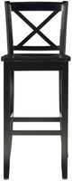 Linon Torino Black X Back Bar Stool-3