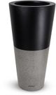 Le Present Lux Betona Black And Gray 28" Cone Planter-0