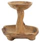 A & B Home Brown 2-Tiered Tray-2