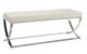 Coaster® Walton White/Chrome Bench-0