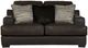 Jackson Furniture Marco Chocolate Leather Loveseat-1