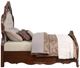 ACME Furniture Latisha Antique Oak Queen Upholstered Panel Bed-3