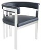 VIG Furniture Modrest Pontiac Black/Stainless Steel Dining Chair-0