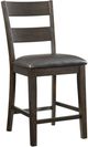 Elements International Mango 5-Piece Dark Brown Counter Height Dining Set-2