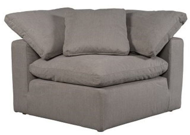 Moe's Home Collection Terra Condo Classic 5-Piece Light Grey L-Shaped Modular Sectional-3