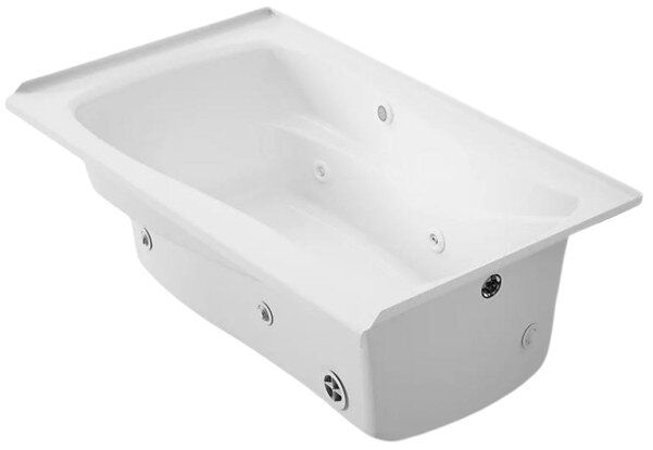 KOHLER® Mariposa® White 60" x 36" Alcove Whirlpool - Right Drain-0