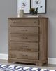 Artisan & Post by Vaughan-Bassett Cool Rustic Stone Gray 5-Drawer Chest-1