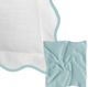 Laura Park Designs Scalloped Blue/White Cotton 20"x26" Euro Sham-2