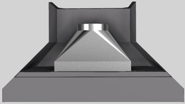 Vent-A-Hood® 54" Gunsmoke Wall Mounted Range Hood-2