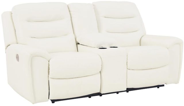 Signature Design by Ashley® Warlin 3-Piece White Power Reclining Living Room Set-2