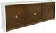 Jofran Inc. Archdale Antique White 6-Door Gothic Arch Accent Cabinet-5