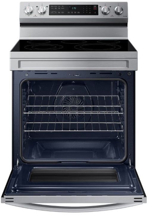 Samsung 30" Fingerprint Resistant Stainless Steel Freestanding Electric Range-2