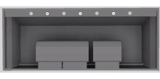 Vent-A-Hood® Designer Series 60" Gunsmoke Wall Mounted Range Hood-3