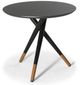 Natuzzi Editions Slancio Anthracite Black Round End Table-0