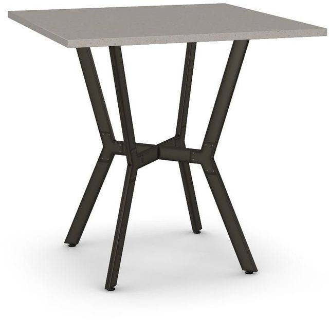 Amisco Customizable Norcross 36" Thermo Fused Laminate Square Counter Height Table-0