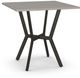 Amisco Customizable Norcross 36" Thermo Fused Laminate Square Counter Height Table-0