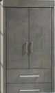Concept Plus 3-Drawer Wardrobe with 2 Doors-0