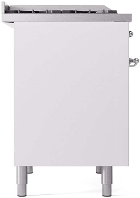Ilve® Nostalgie II Series 40" White Pro Style Dual Fuel Range-3
