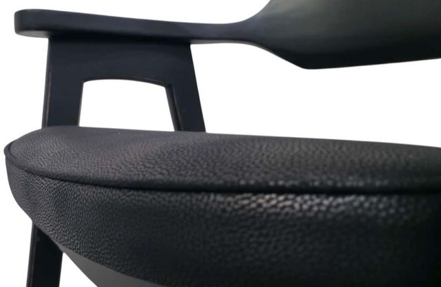 Nest Home Collections Wagner Black/Vintage Black Bar Chair-3