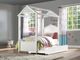 ACME Furniture Rapunzel White Twin Canopy Bed-1
