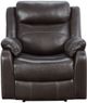 Mazin Furniture Yerba Dark Brown Lay Flat Reclining Chair-2