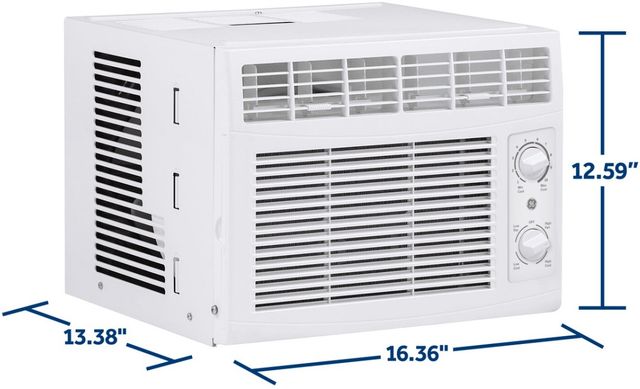 GE® 5,000 BTU's White Window Mount Air Conditioner-2