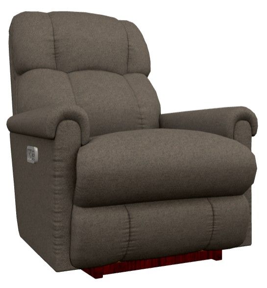 La-Z-Boy® Pinnacle Java Power Rocking Recliner with Headrest and Lumbar-0