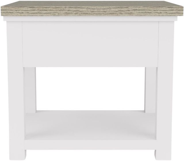 Riverside Furniture Cora Fog End Table with Cloud Base-3