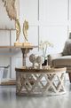 A & B Home Weathered White Coffee Table-3