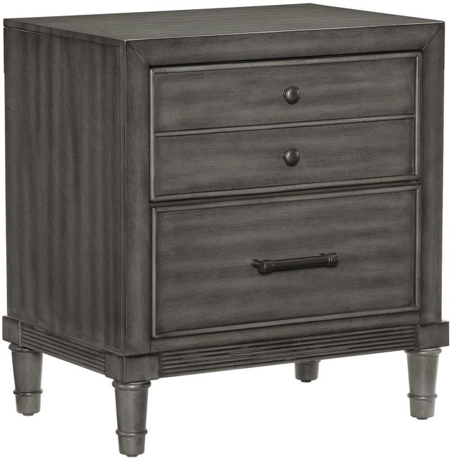 Homelegance® Wittenberry Gray Nightstand-0